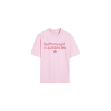 Finance Tee Pink