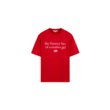 Finance Tee Red