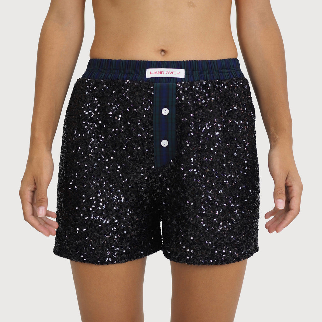 Glitter shorts h deals